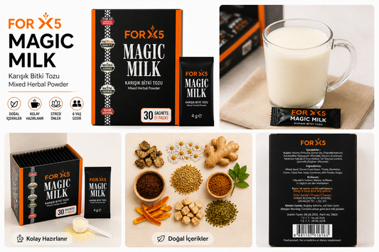 30 Stk FOR X5 Magic Milk Kräutergetränk für Monat FORX5 Neu Magic Milch