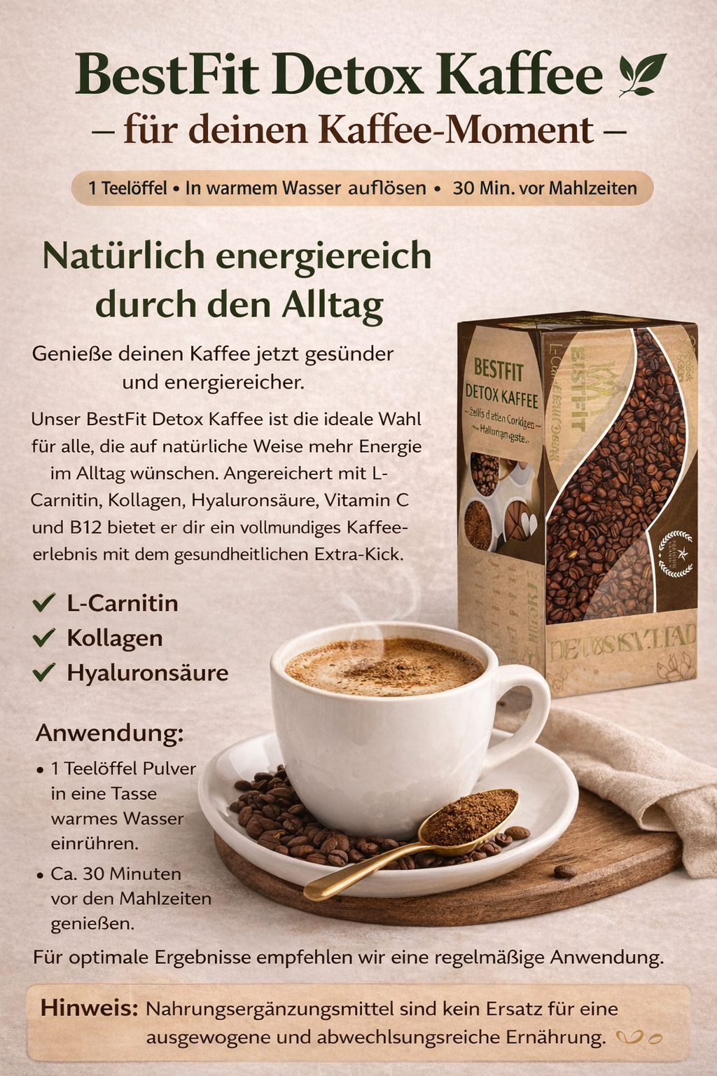 BestFit Detox Kaffee