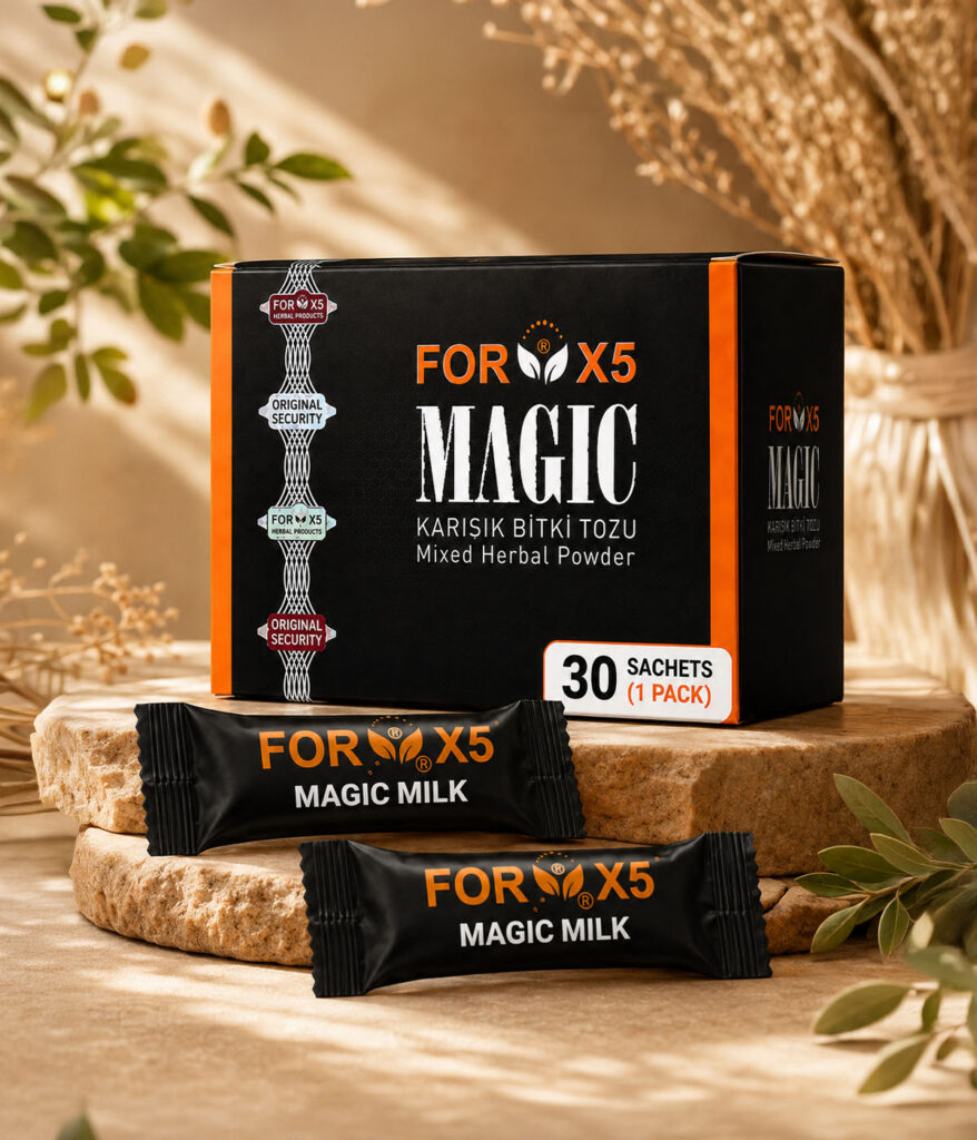 FOR X5 Magic Milk Kräutergetränk 30 Sticks 360 g Produktverpackung