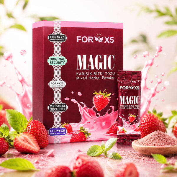 FOR X5 Magic Erdbeere Kräutergetränk 30 Sticks 360 g