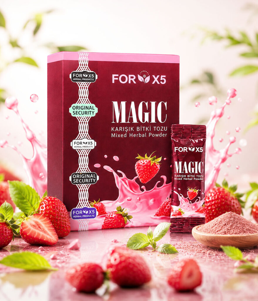 FOR X5 Magic Erdbeere Kräutergetränk 30 Sticks 360 g